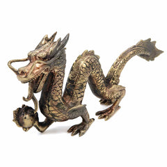 Brass Dragon-Ornaments & Figurines-Siesta Crafts