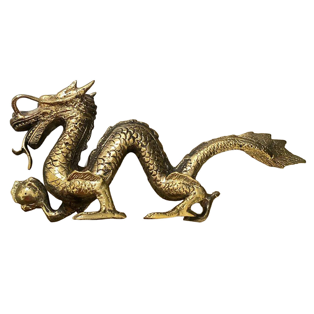 Brass Dragon-Ornaments & Figurines-Siesta Crafts