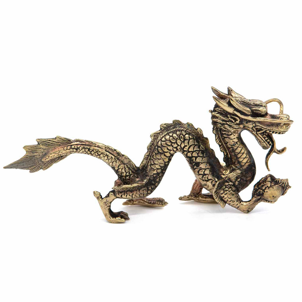 Brass Dragon-Ornaments & Figurines-Siesta Crafts