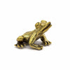 Mini Brass Frog-Ornaments & Figurines-Siesta Crafts