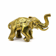 Mini Brass Elephant-Ornaments & Figurines-Siesta Crafts