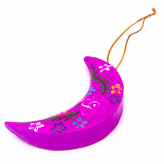 Painted Moon Hanging Decoration