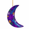 Painted Moon Hanging Decoration-Home Décor-Siesta Crafts