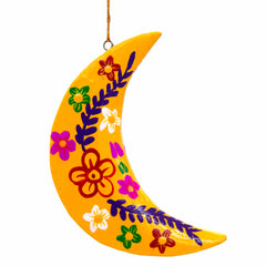 Painted Moon Hanging Decoration