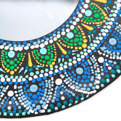 Dot Painted Mirror-Home Décor-Siesta Crafts