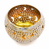 Golden Night Cut Out Coconut Bowl-Home Décor-Siesta Crafts