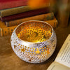 Golden Night Cut Out Coconut Bowl-Home Décor-Siesta Crafts