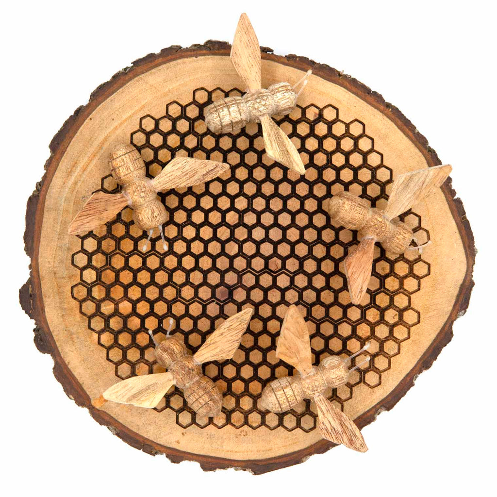 Beehive Plaque-Home Décor-Siesta Crafts