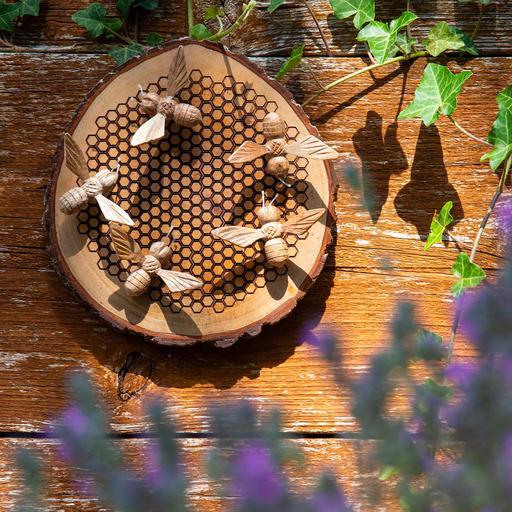 Beehive Plaque-Home Décor-Siesta Crafts