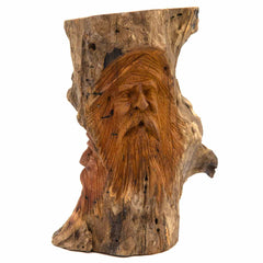 Carved Wizards in Wood
