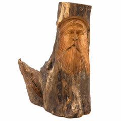 Carved Wizards in Wood