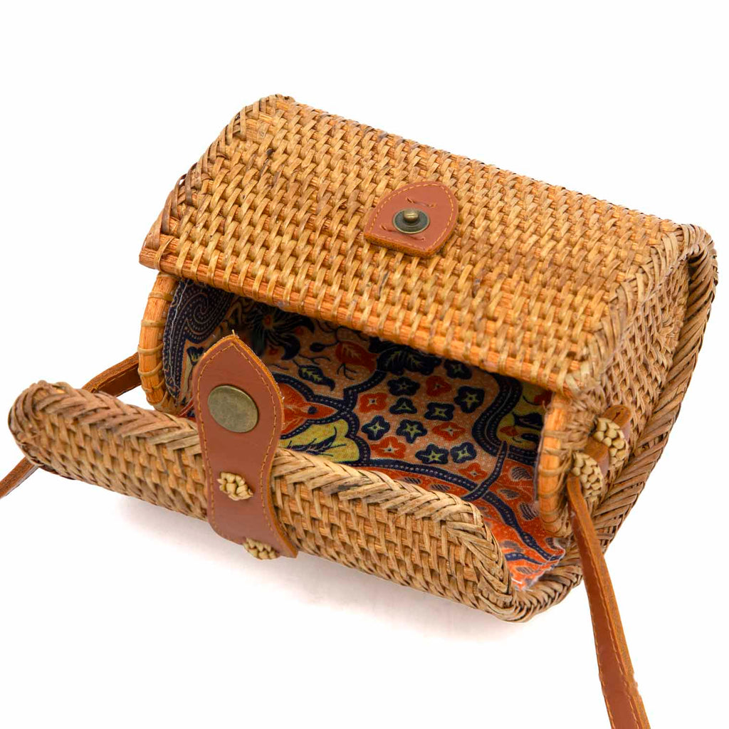 Rattan Handbag-Bags & Purses-Siesta Crafts