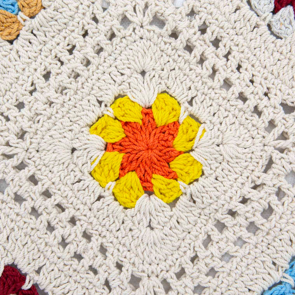 Crochet Granny Square Shopper Bag-Bags & Purses-Siesta Crafts