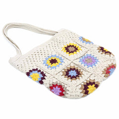 Crochet Granny Square Shopper Bag