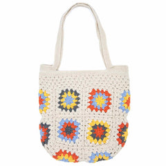 Crochet Granny Square Shopper Bag