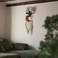 Macrame Moon Hanging-Home Décor-Siesta Crafts
