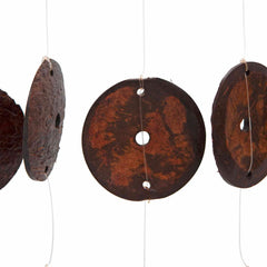 Driftwood Coconut Disc Windchime-Garden & Outdoors-Siesta Crafts