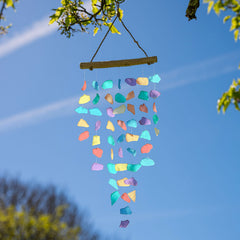 Tumbled Glass Mobile Large-Garden & Outdoors-Siesta Crafts