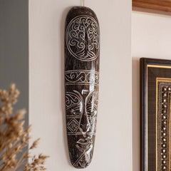 Celtic Style Hand Carved Mask-Home Décor-Siesta Crafts