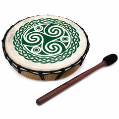 Medium Triskelion Shamanic Drum-Drums-Siesta Crafts