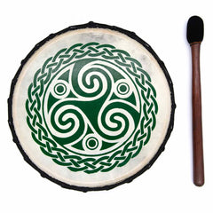 Medium Triskelion Shamanic Drum-Drums-Siesta Crafts