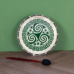 Medium Triskelion Shamanic Drum-Drums-Siesta Crafts