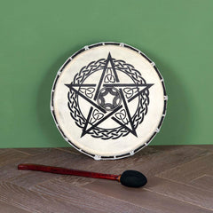 Medium Pentacle Shamanic Drum-Drums-Siesta Crafts