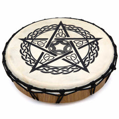 Medium Pentacle Shamanic Drum-Drums-Siesta Crafts