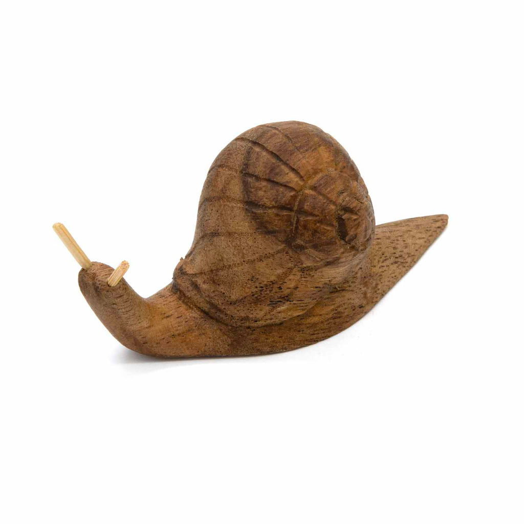 Snail Carving Small-Ornaments & Figurines-Siesta Crafts