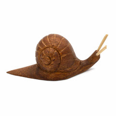 Snail Carving Small-Ornaments & Figurines-Siesta Crafts