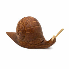 Snail Carving Small-Ornaments & Figurines-Siesta Crafts