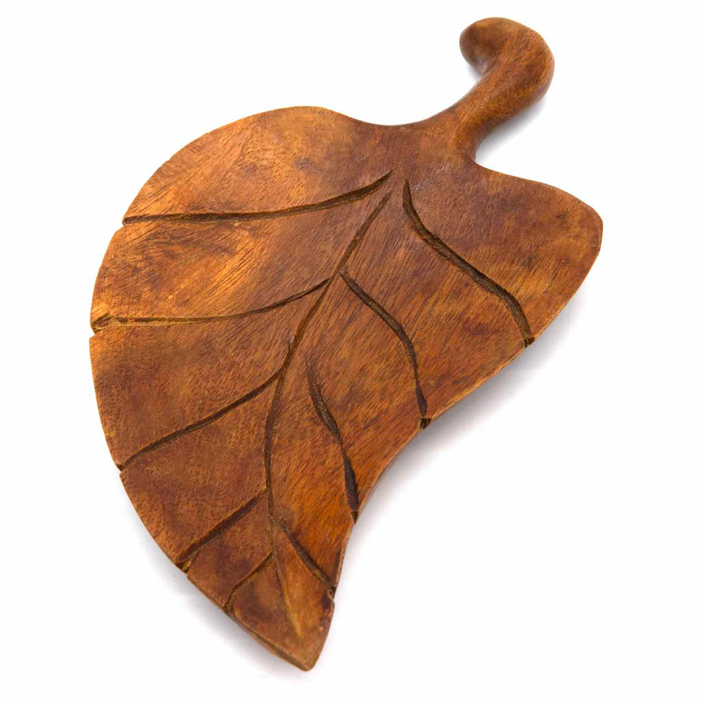 Carved Leaf Trinket Dish