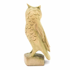 Owl Carving-Ornaments & Figurines-Siesta Crafts