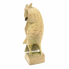 Owl Carving-Ornaments & Figurines-Siesta Crafts