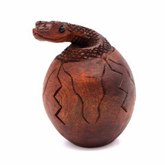 Hatching Snake Woodcarving-Ornaments & Figurines-Siesta Crafts