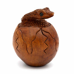 Hatching Snake Woodcarving-Ornaments & Figurines-Siesta Crafts