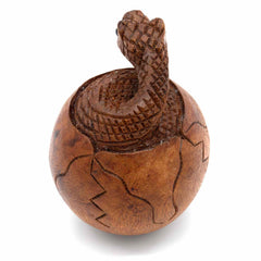 Hatching Snake Woodcarving-Ornaments & Figurines-Siesta Crafts