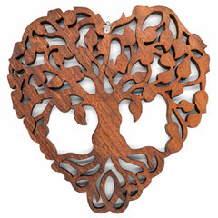 Ornate Heart Tree Plaque-Home Décor-Siesta Crafts