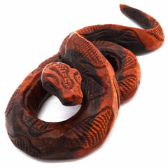 Knotted Snake Carving - 30cm-Ornaments & Figurines-Siesta Crafts