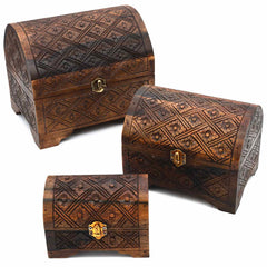 Set Of Three Jewellery Chests