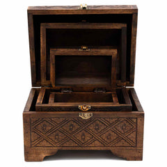 Set Of Three Jewellery Chests
