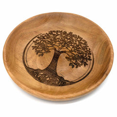 Tree Design Round Incense Holder-Incense Holders-Siesta Crafts
