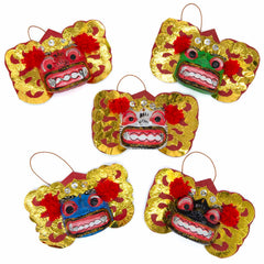 Mini Barong Mask Hanging Decoration