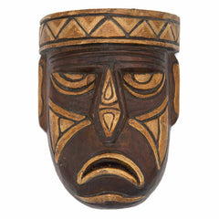 Displeased Wooden Mask-Home Décor-Siesta Crafts