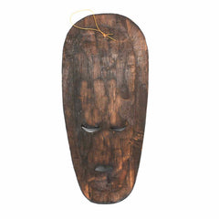 Mask With Giraffe Carving 30cm-Home Décor-Siesta Crafts