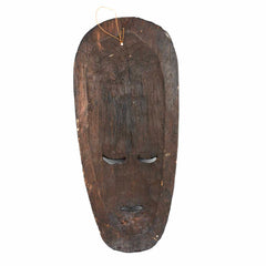Mask With Elephant Carving 30cm-Home Décor-Siesta Crafts