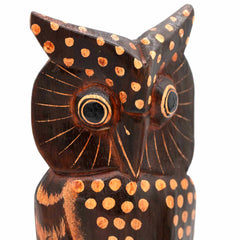 Set of Three Owls on a Branch-Ornaments & Figurines-Siesta Crafts
