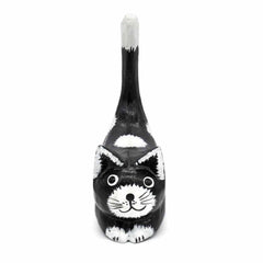 Black Cat with White Spots-Ornaments & Figurines-Siesta Crafts