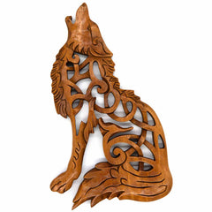 Howling Wolf Plaque