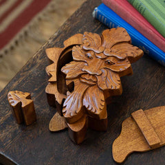 Green Man Puzzle Box